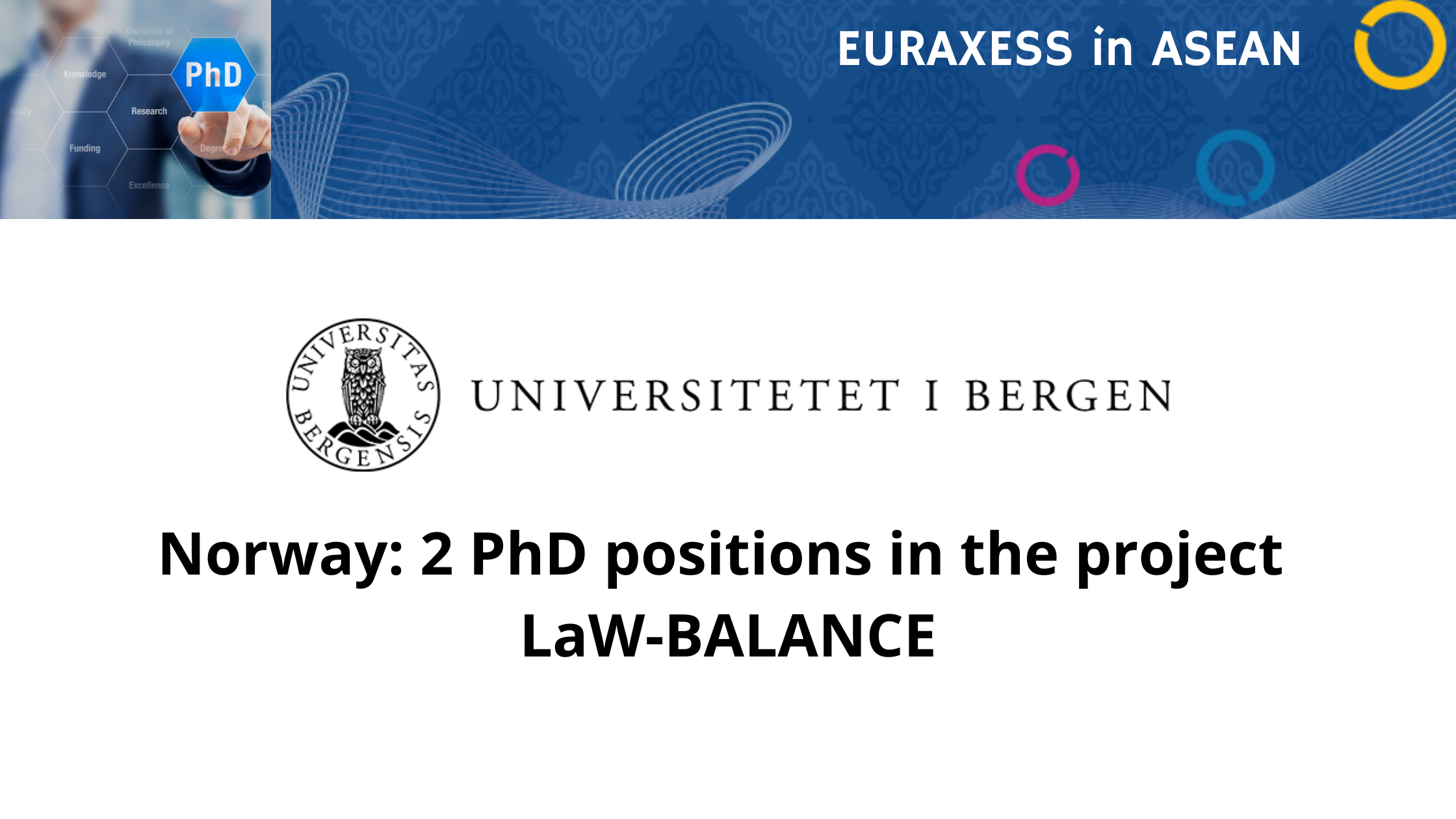 phd law norway