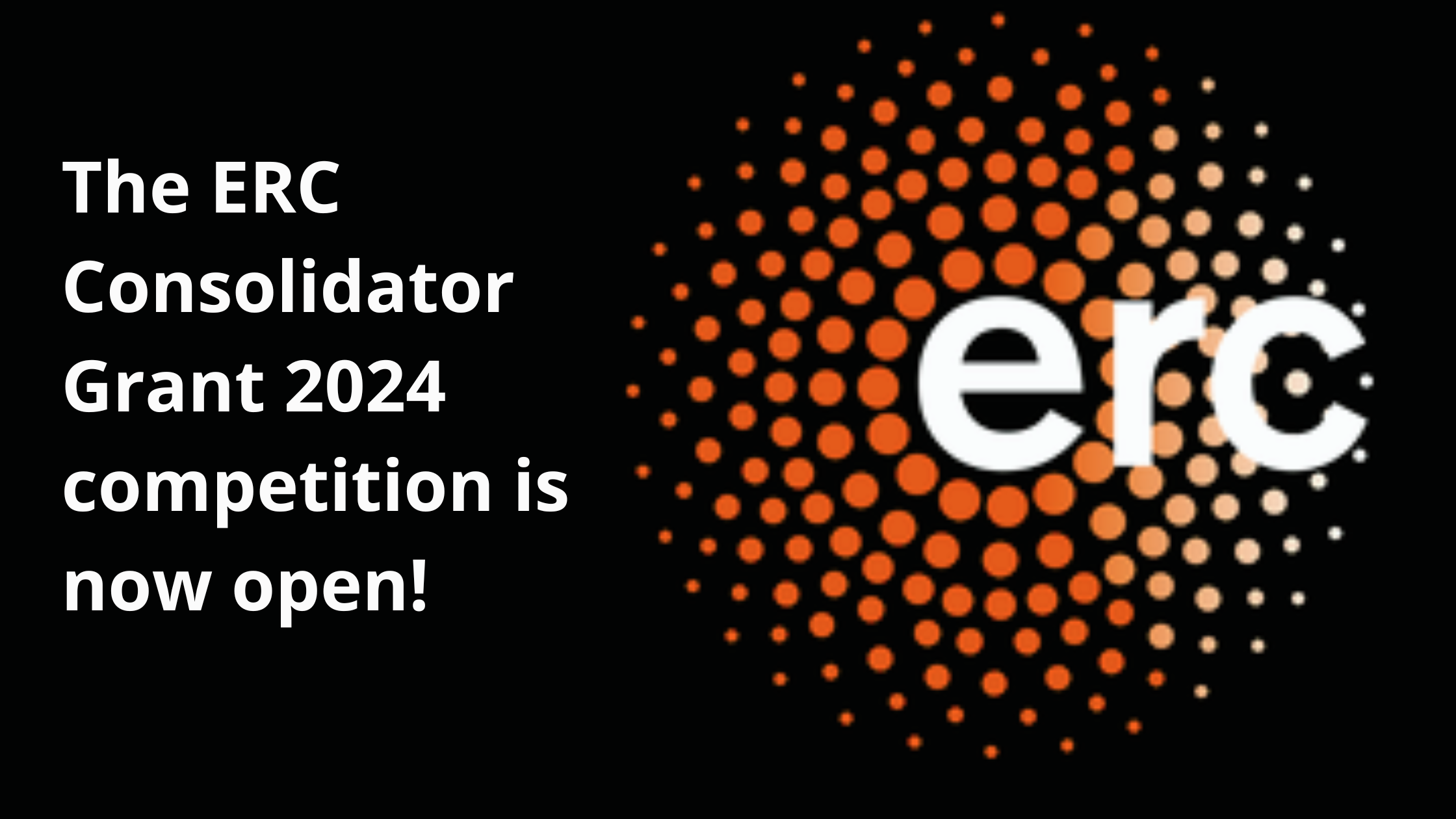 The ERC Consolidator Grant 2024 competition is now open EURAXESS