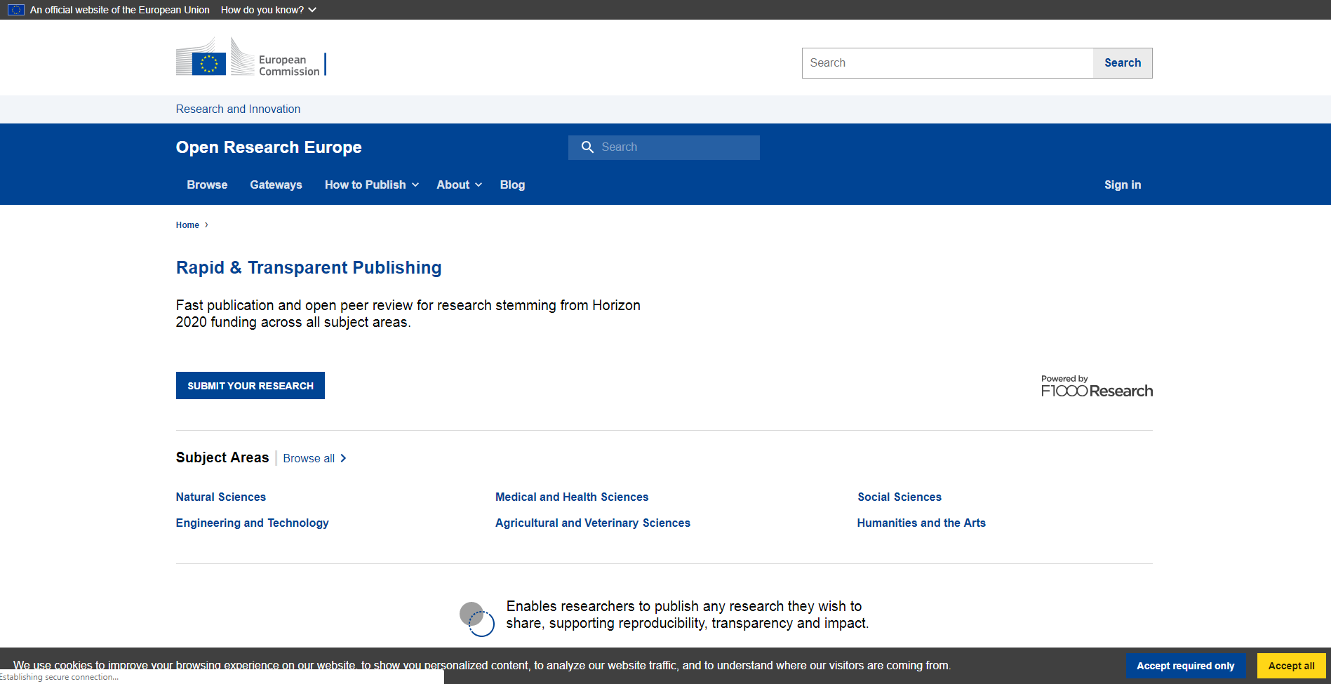 Commission Launches "Open Research Europe" - An Open Access Publishing ...